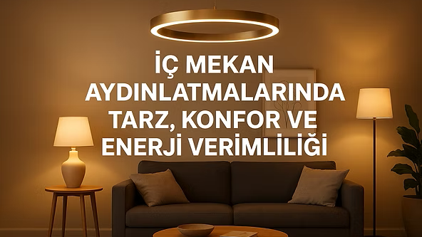 İç Mekan Aydınlatmalarında Tarz, Konfor ve Enerji Verimliliği